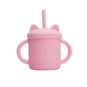 Copo Silicone Gatinho™ | 200ml - Mãe Serena