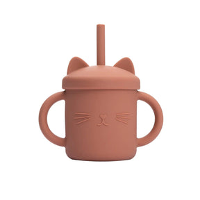 Copo Silicone Gatinho™ | 200ml - Mãe Serena