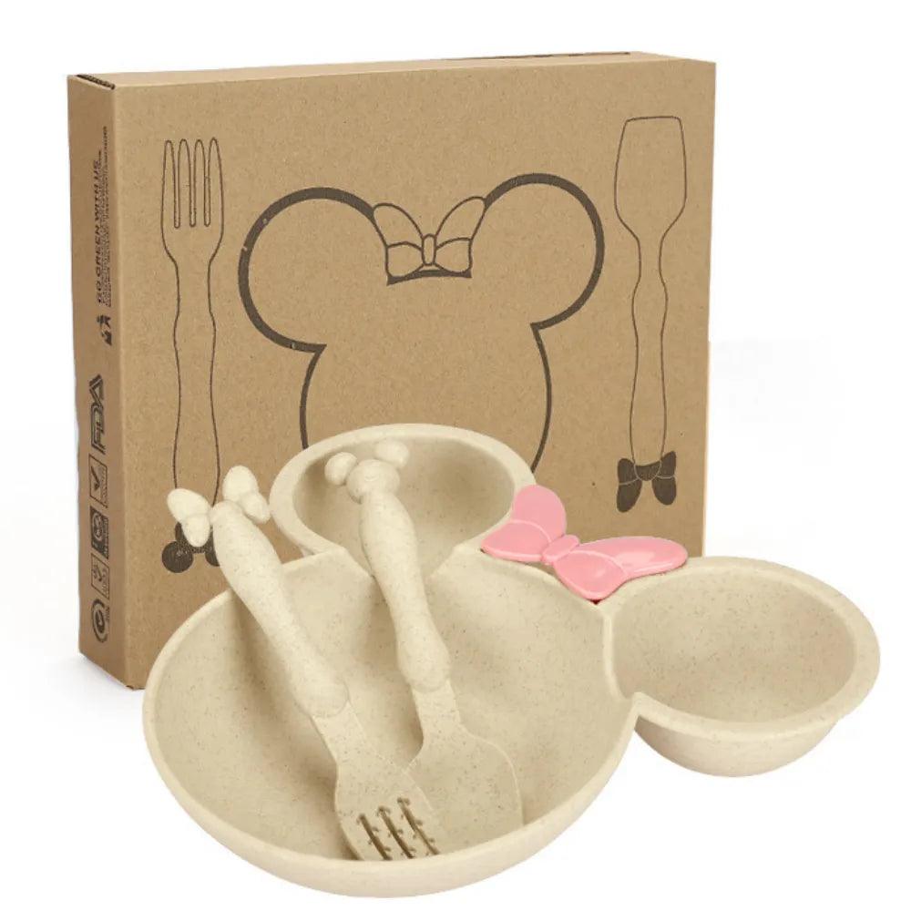 Prato Introdução Alimentar Minnie™ | 3 Peças - Mãe Serena