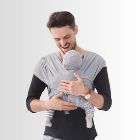 Sling para Bebê AirMesh™ c/ Regulagem - RN a 3 anos - Bege - Mãe Serena