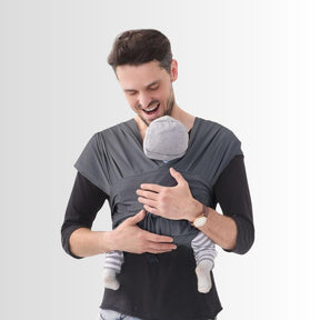 Sling para Bebê AirMesh™ c/ Regulagem - RN a 3 anos - Bege - Mãe Serena