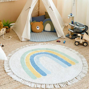 Tapete Infantil ARCO ÍRIS BOHO™ - Mãe Serena